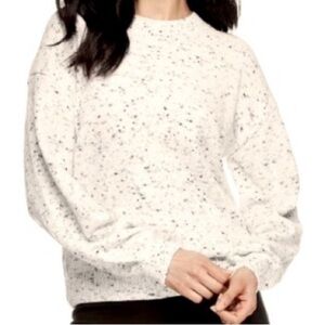 Chic Speckled Crew Neck Sweater. Will Fit Large/ X-large